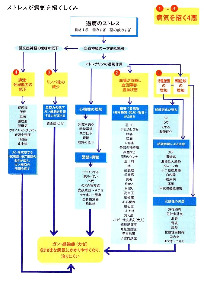 ストレス 白血球 白血球の異常（白血球の増加や減少）