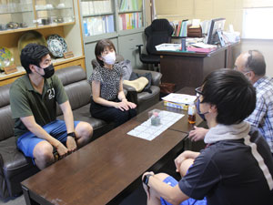 小学校と打ち合わせ
