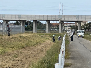 農道・水路の草刈り