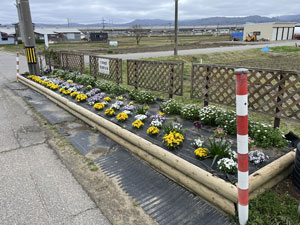 水路法面の整備工事