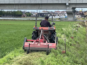 農道草刈り