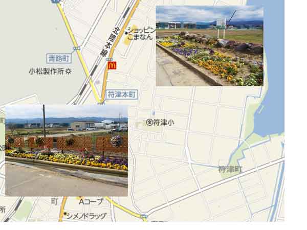 花壇位置図